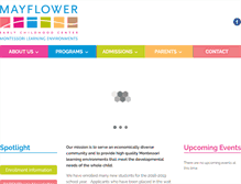 Tablet Screenshot of mayflowerchildren.org